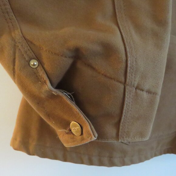 VINTAGE CARHARTT Mens Blanket Lined Duck Barn Chore Jacket Made in USA Utility - Picture 8 of 16